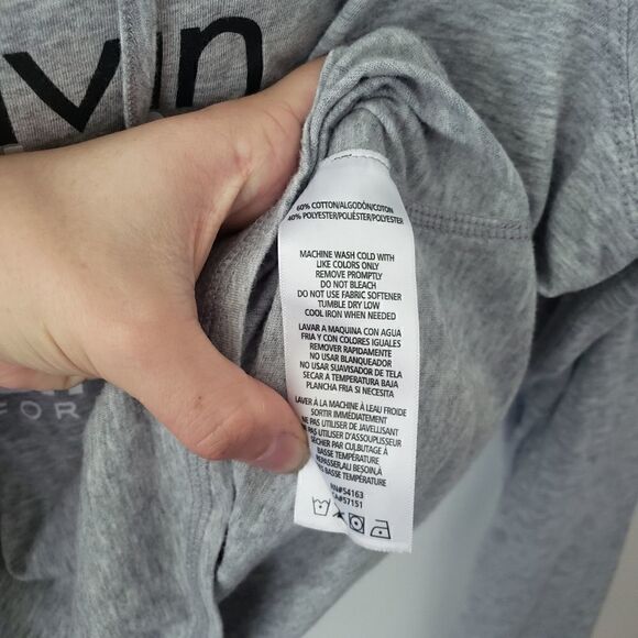 Calvin Klein Performance Dry Cropped Hoodie S - Picture 2 of 5